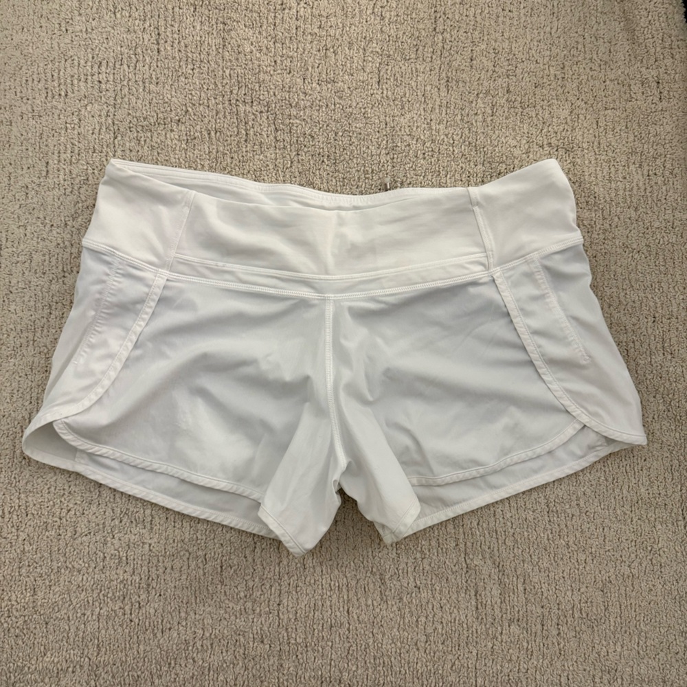 Lululemon White Shorts